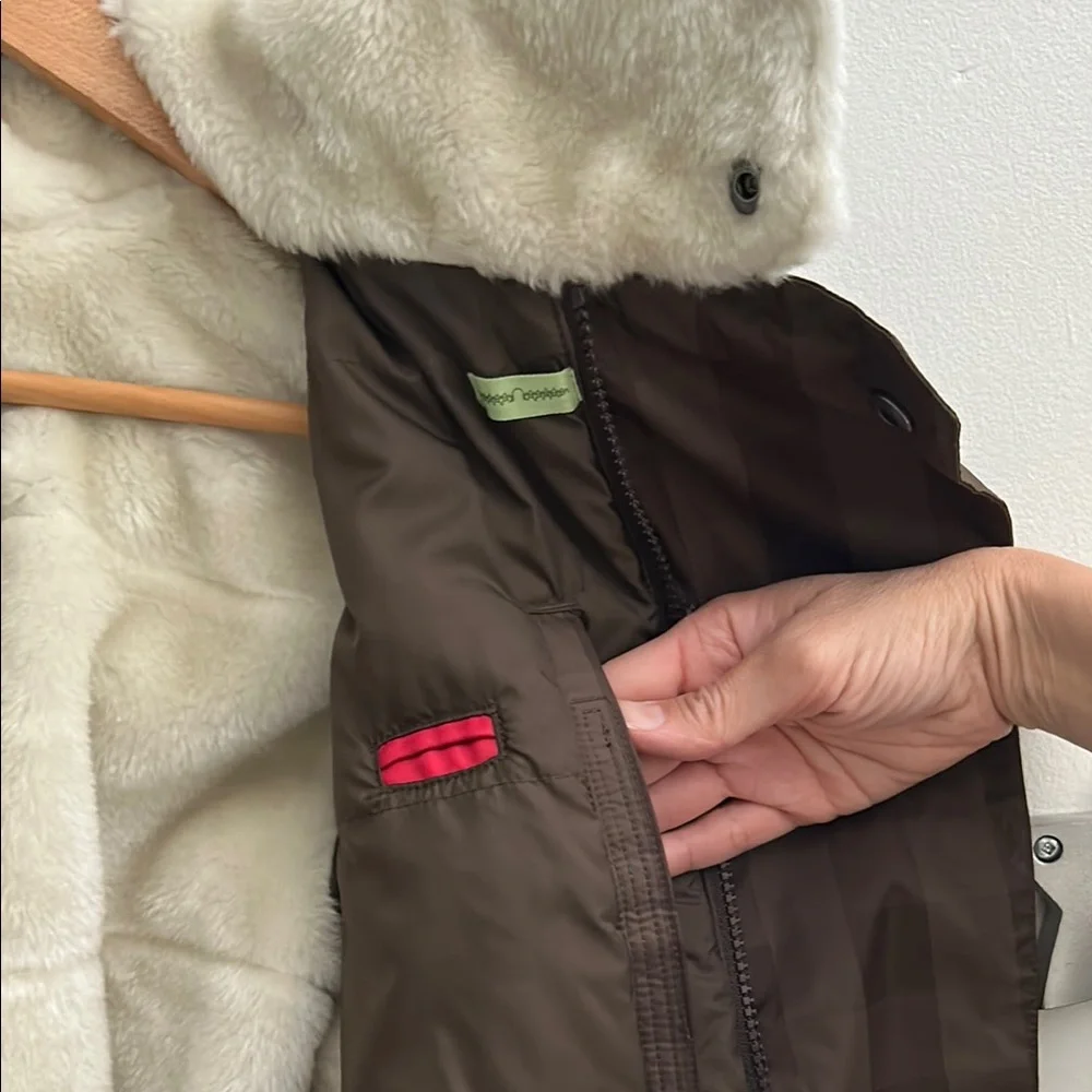 Burton Women’s Brown Ski Snowboard Jacket with Hood and Faux Fur Lining - Picture 7 of 16